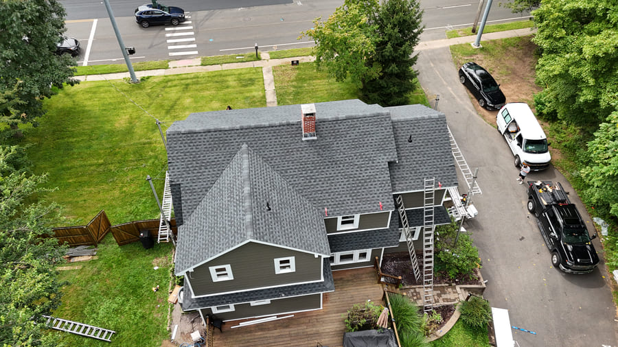 GAF Timberline HDZ architectural shingle roof & new siding — Wallingford, CT