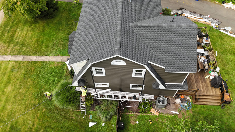 GAF Timberline HDZ architectural shingle roof & new siding — Wallingford, CT