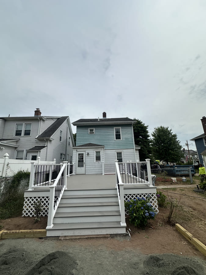 Composite deck installation — West Haven, CT