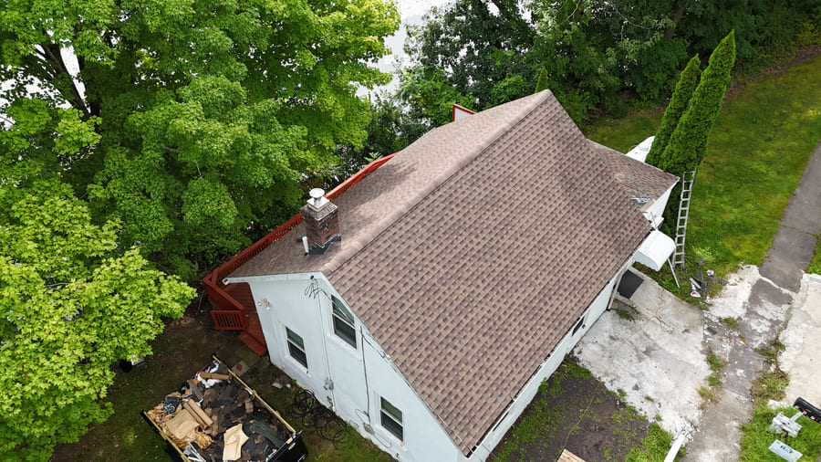 GAF Timberline HDZ architectural shingle roof replacement — Meriden, CT