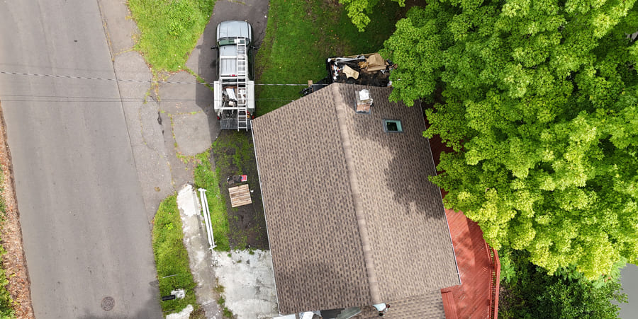 GAF Timberline HDZ architectural shingle roof replacement — Meriden, CT