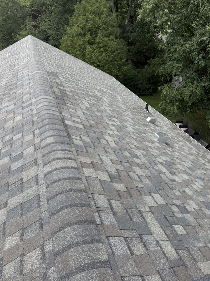 GAF Timberline HDZ architectural shingle & flat roof replacement — Trumbull, CT