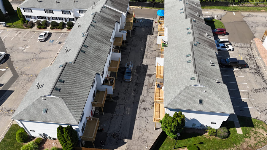 New pressure-treated wood decks & balconies — Derby, CT