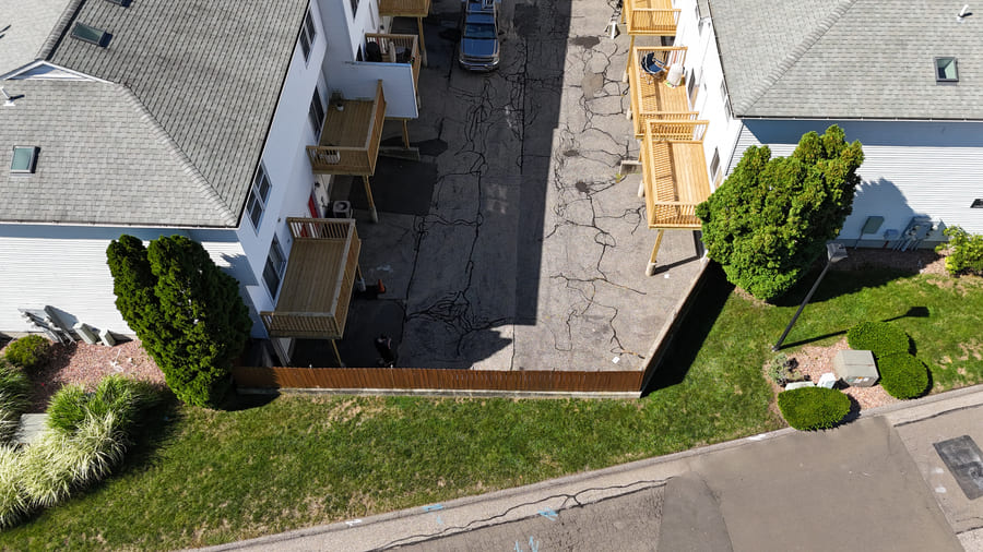 New pressure-treated wood decks & balconies — Derby, CT