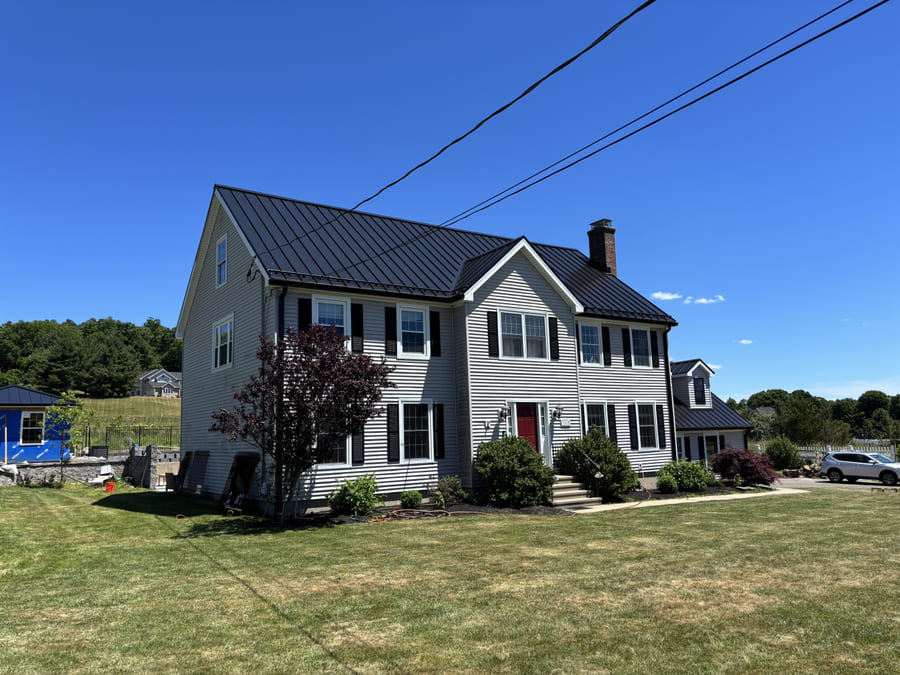 Standing seam metal roof replacement — Wallingford, CT
