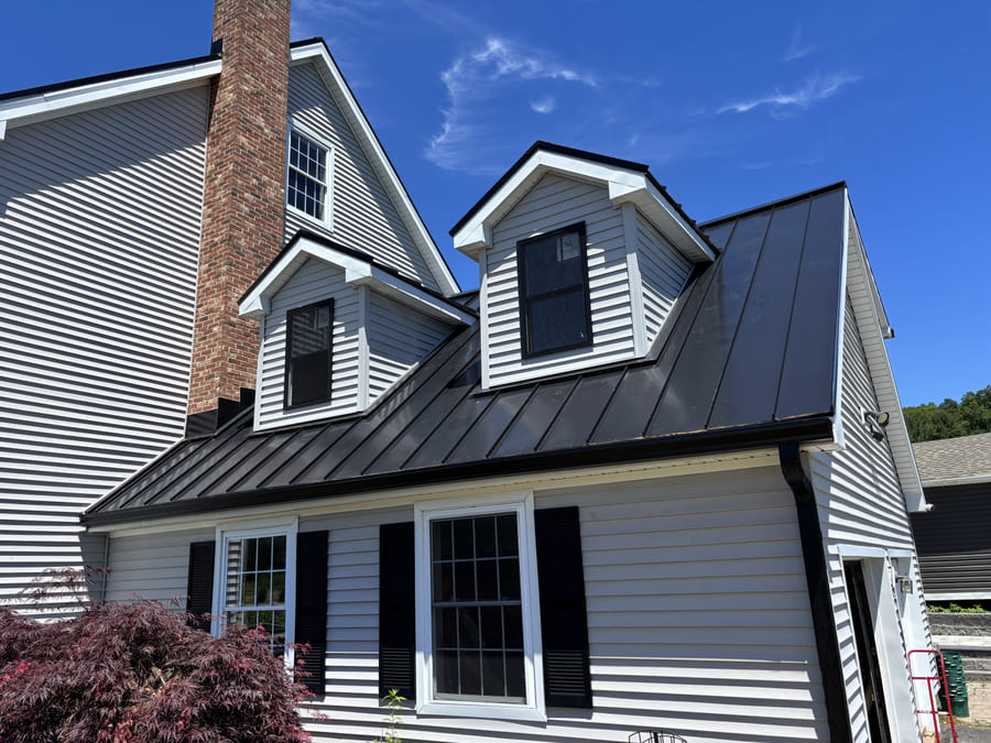 New dormers with standing seam metal roofing — Wallingford, CT
